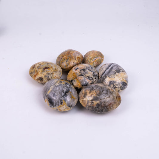 Crazy Agate Irregular Polished Palm Stone