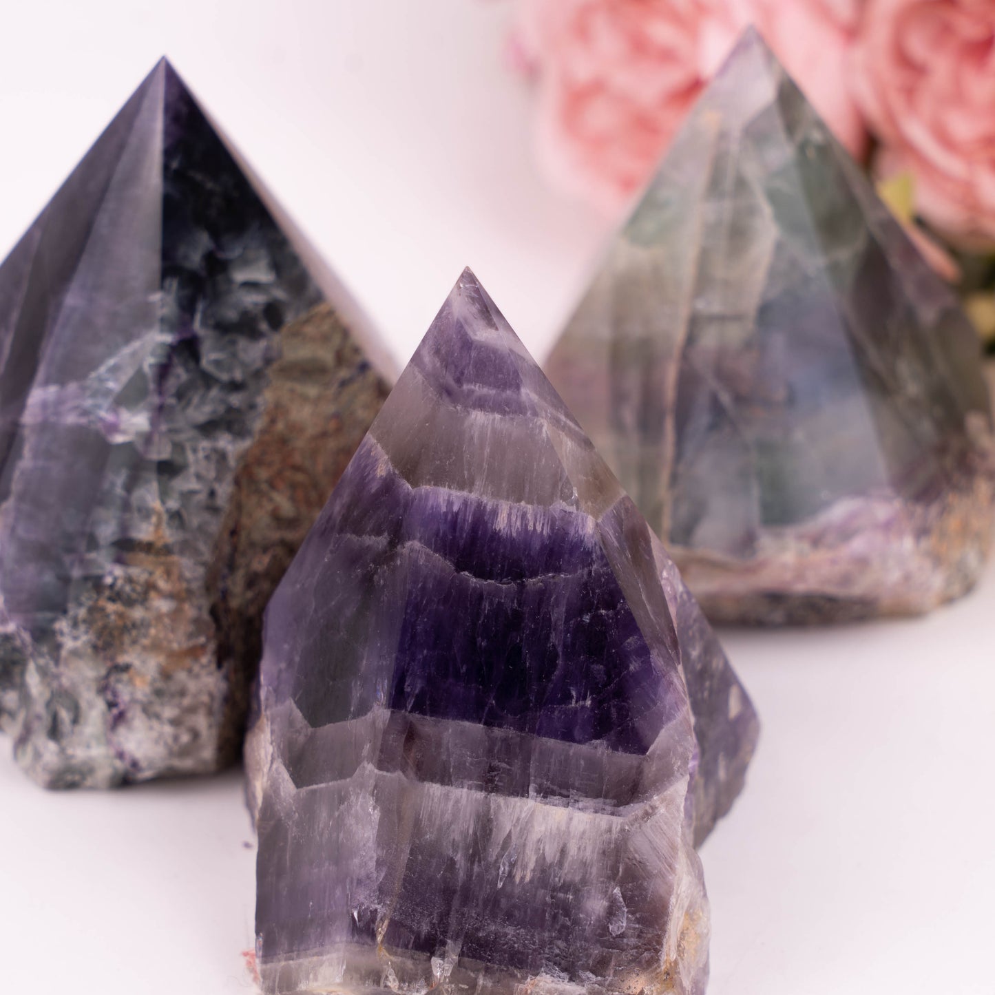 Fluorite Raw Stone Single Point