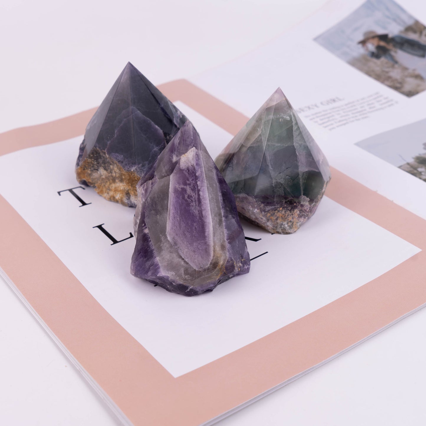 Fluorite Raw Stone Single Point