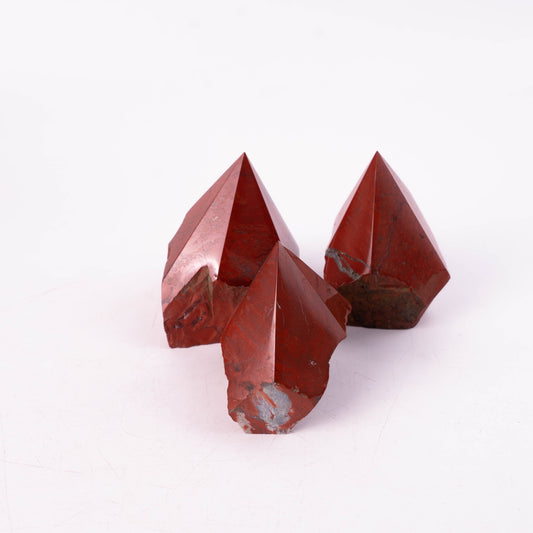 Red Jasper Raw Stone Single Point