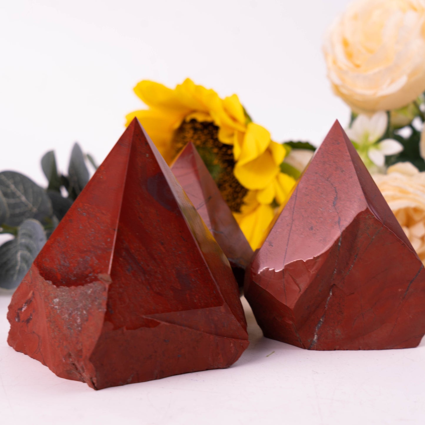 Red Jasper Raw Stone Single Point