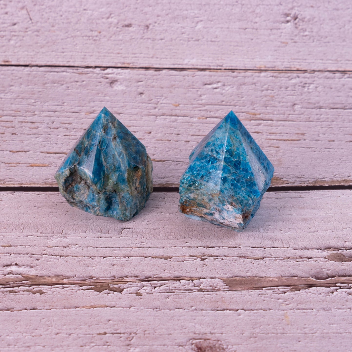 Blue Apatite Raw Stone Single Point