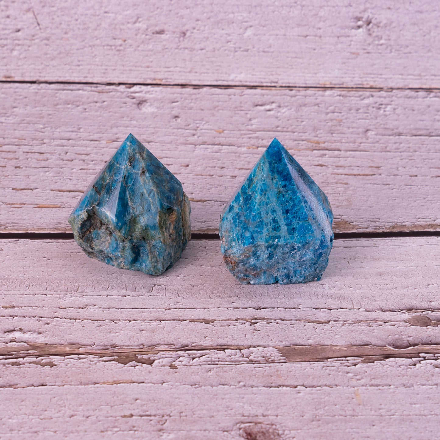 Blue Apatite Raw Stone Single Point