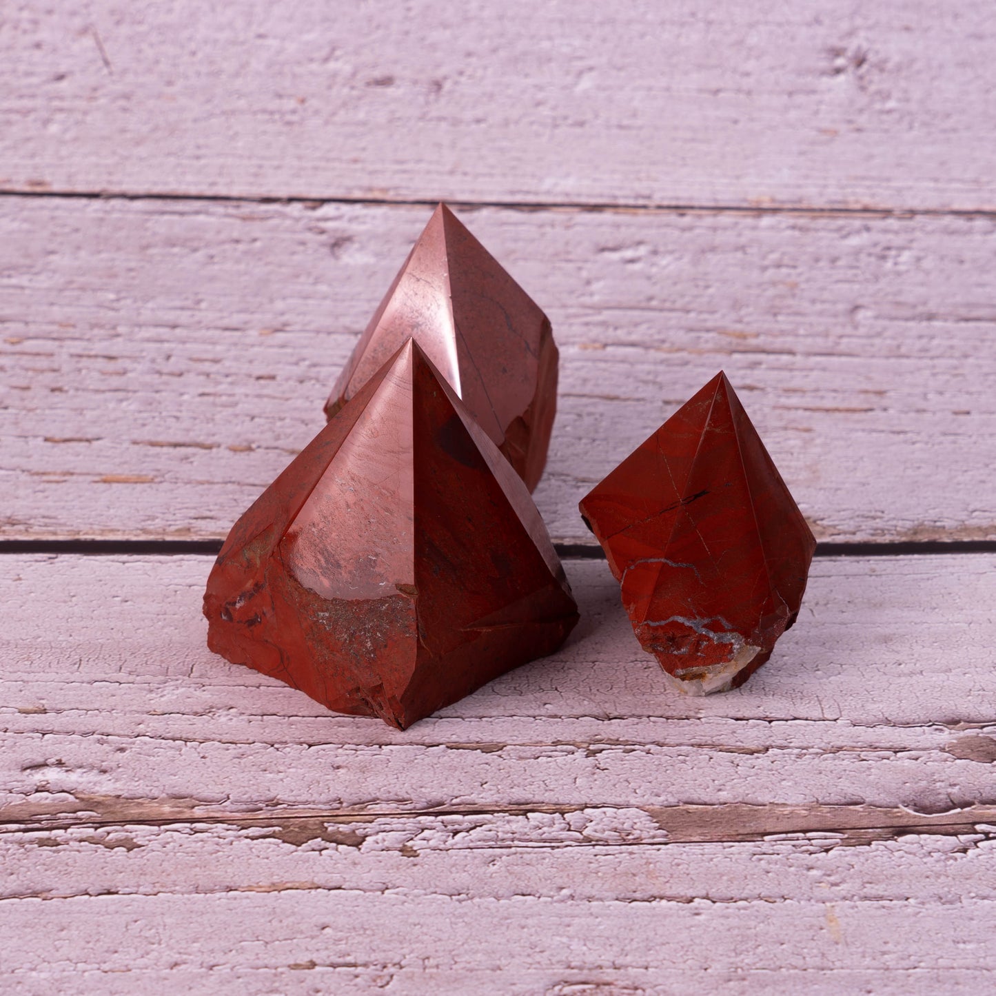 Red Jasper Raw Stone Single Point