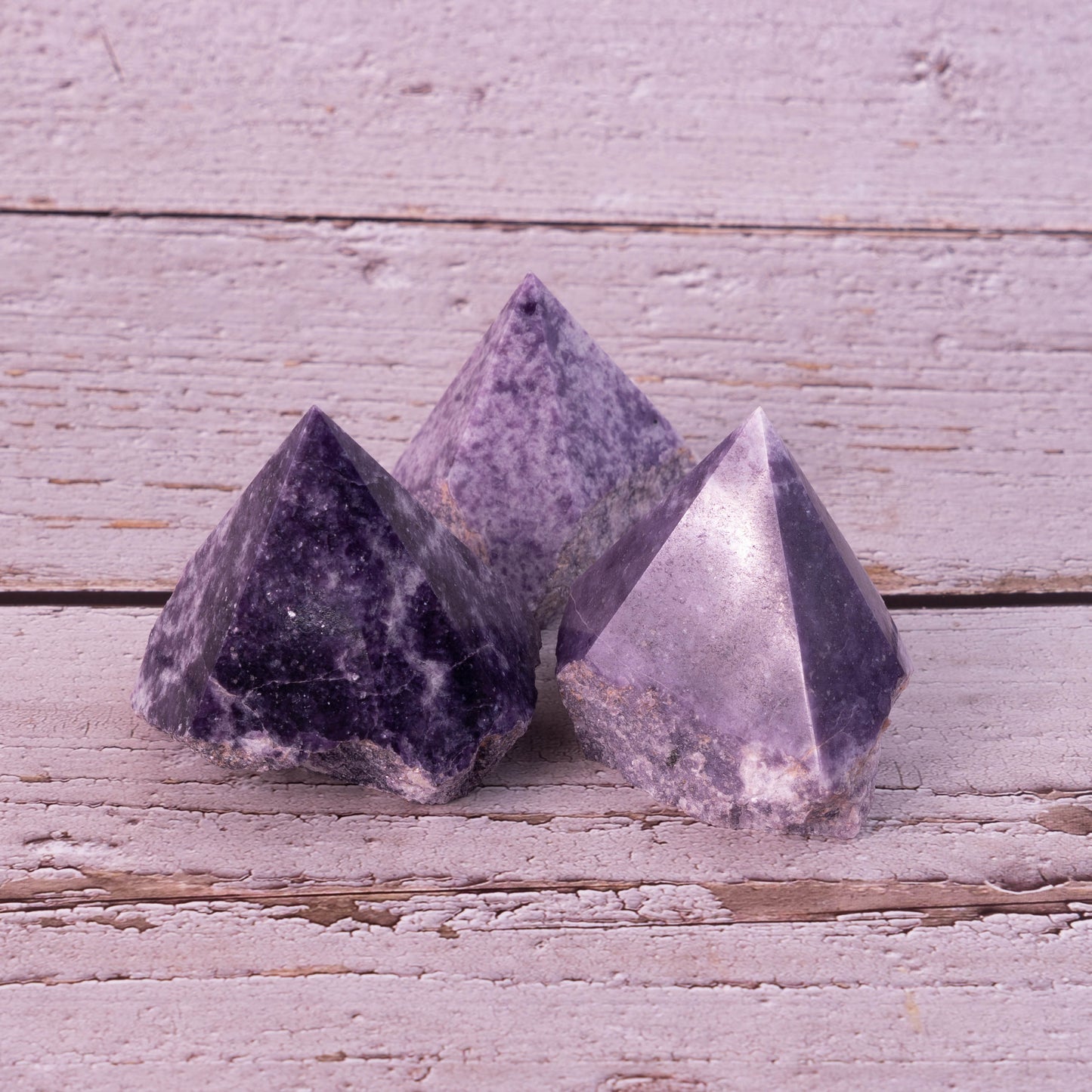 Purple Mica Raw Stone Single Point