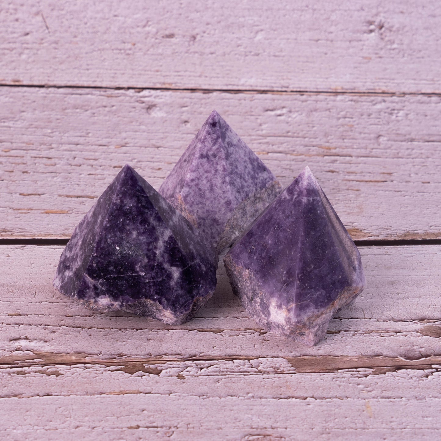 Purple Mica Raw Stone Single Point