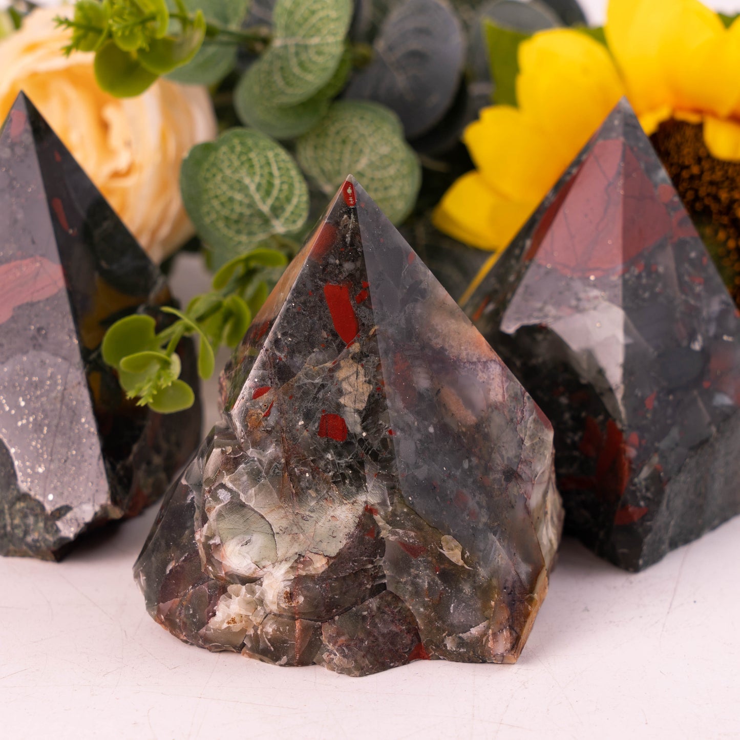 Africa Blood Stone Raw Stone Single Point