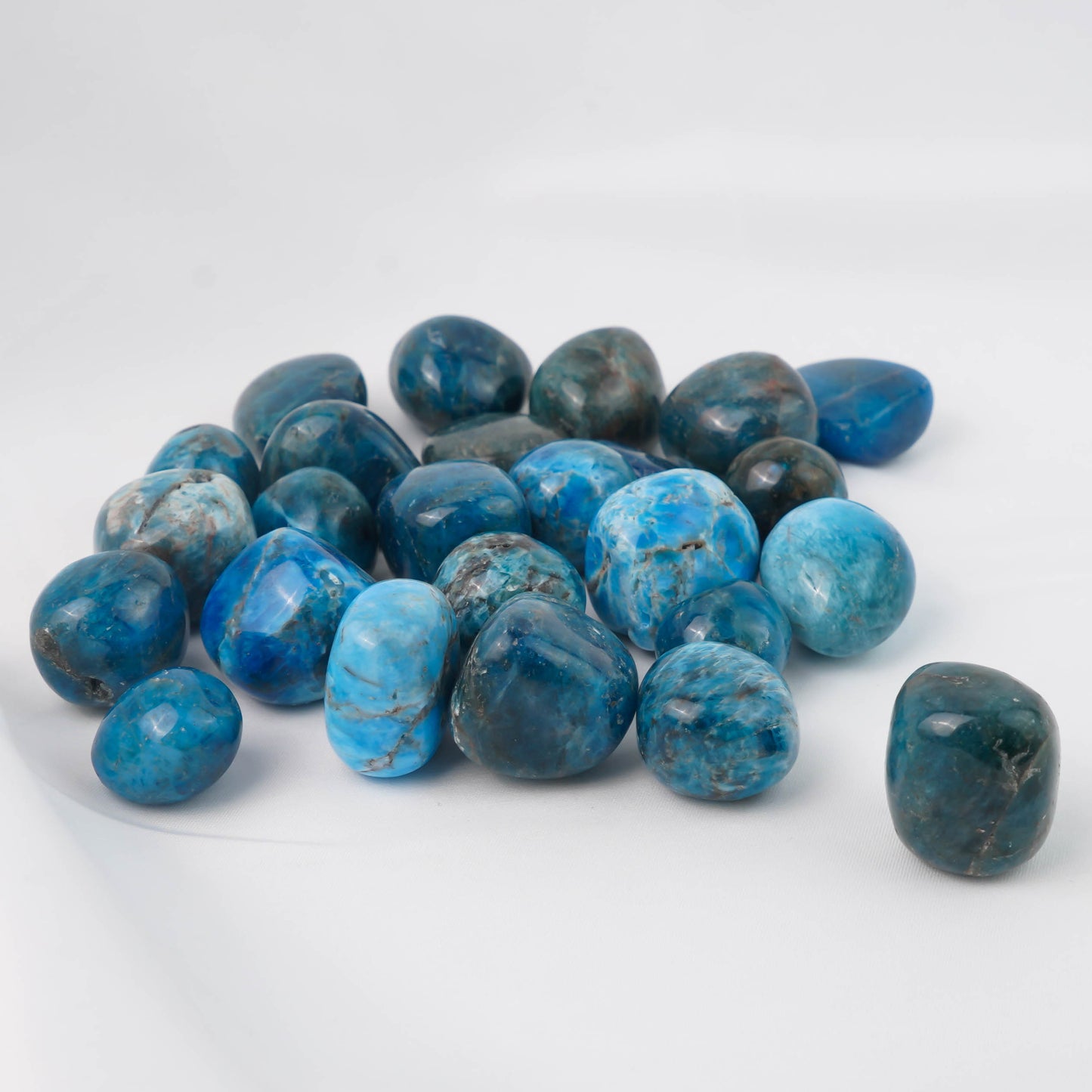 Blue Apatite Tumble Stones