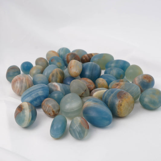 Blue Onyx Tumble Stones