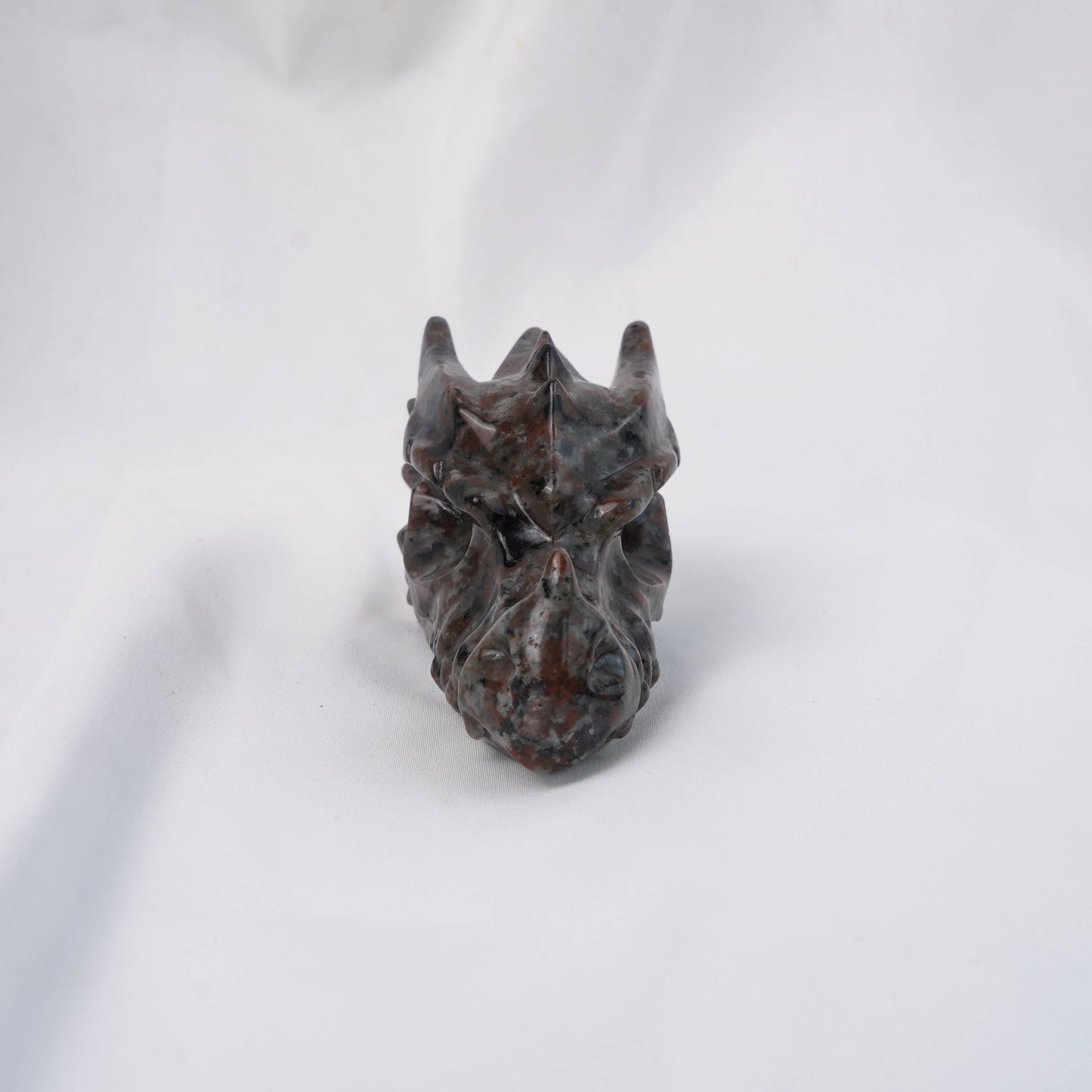 Yooperlite Stone Hand Carved Dragon Head