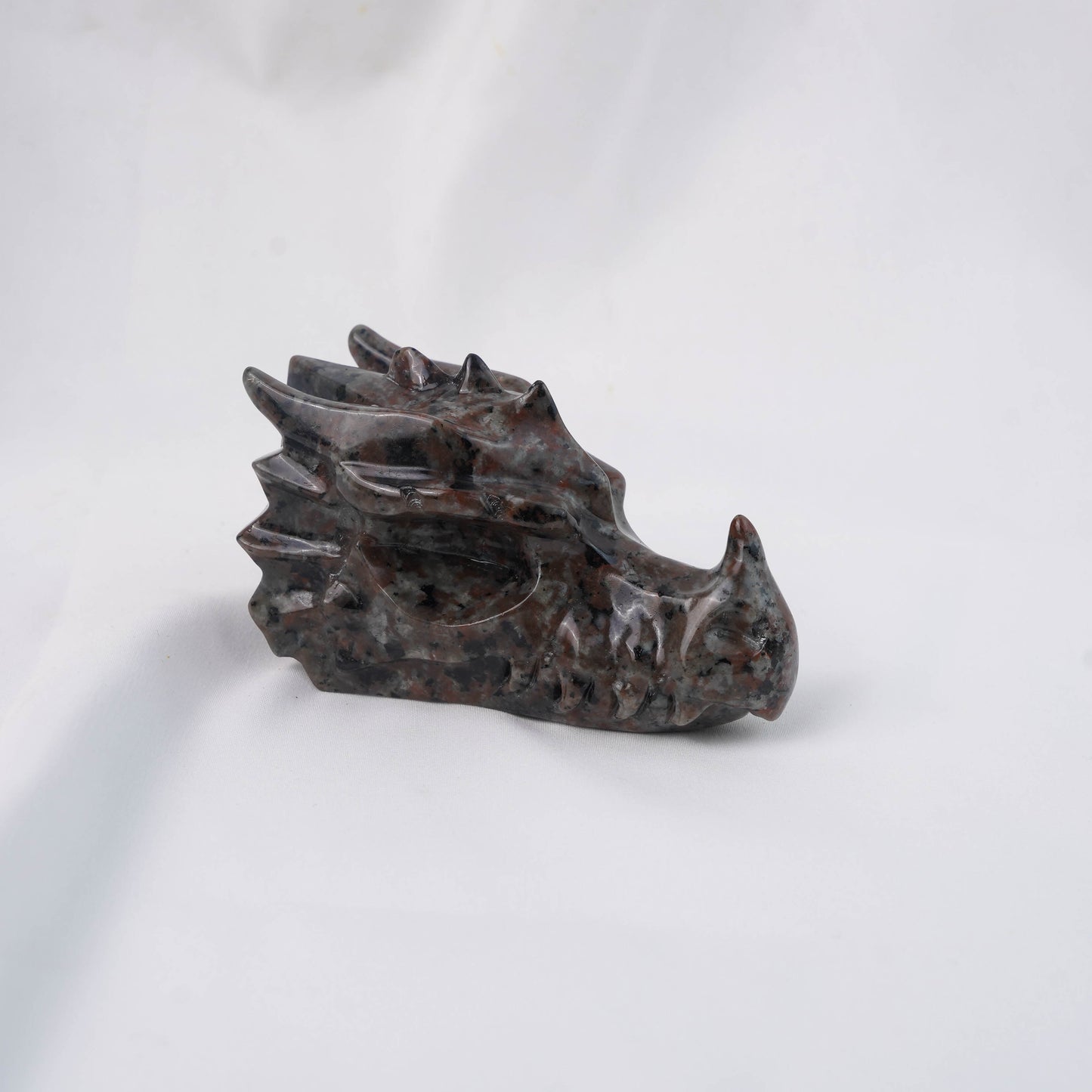 Yooperlite Stone Hand Carved Dragon Head