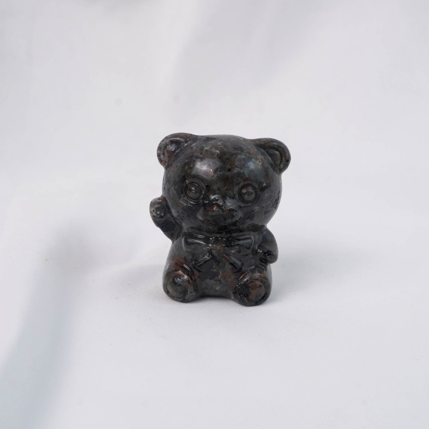 Yooperlite Stone Hand Carved Bear Ornament