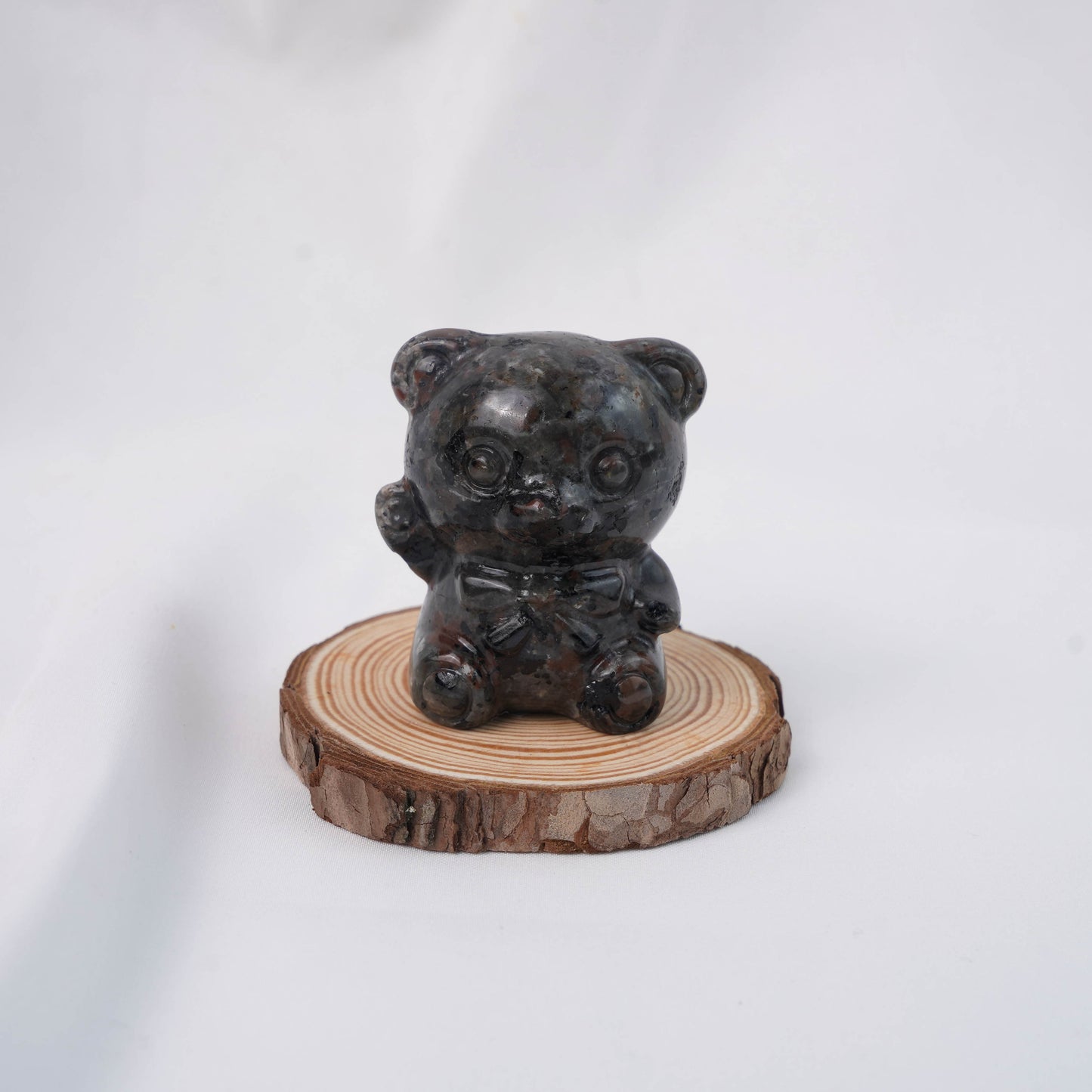 Yooperlite Stone Hand Carved Bear Ornament