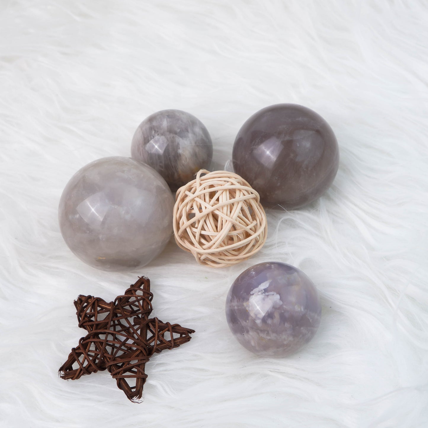 Wholesale Blue Rose Quartz Sphere