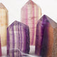 Natural Fluorite Raw Stone Single Point