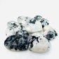 White Moon Stone Palm Stone With The Heart Decor  Best Sellers