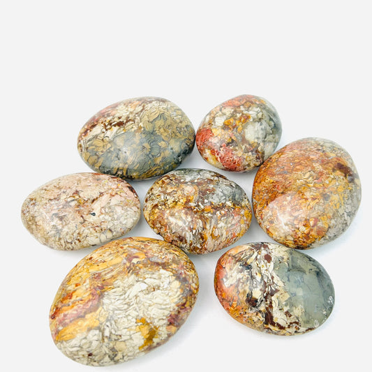 Ocean Jasper Palm Stones Natural Energy Stones For Women