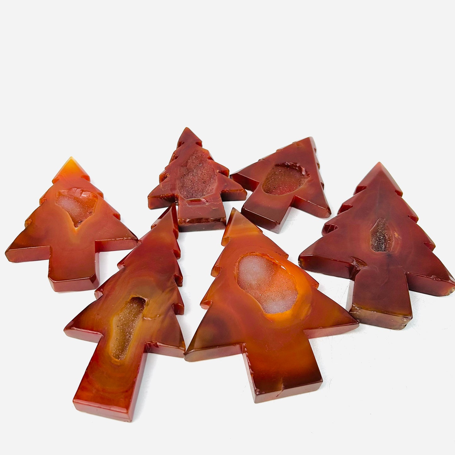 Best Sellers Carnelian Geode Christmas Tree  Home Decoration