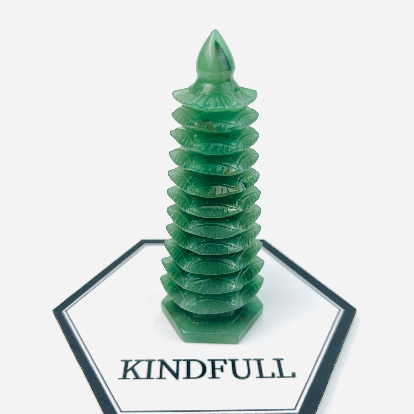 Green Aventurine Tower Energy Tower For Meditation