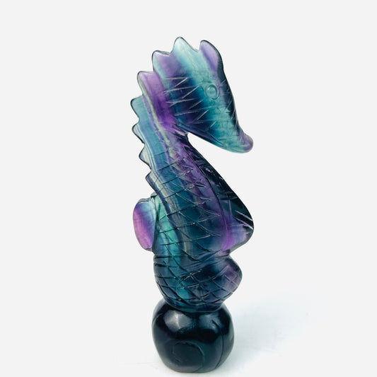 Best Selling Hand Carved Fluorite Seahorse