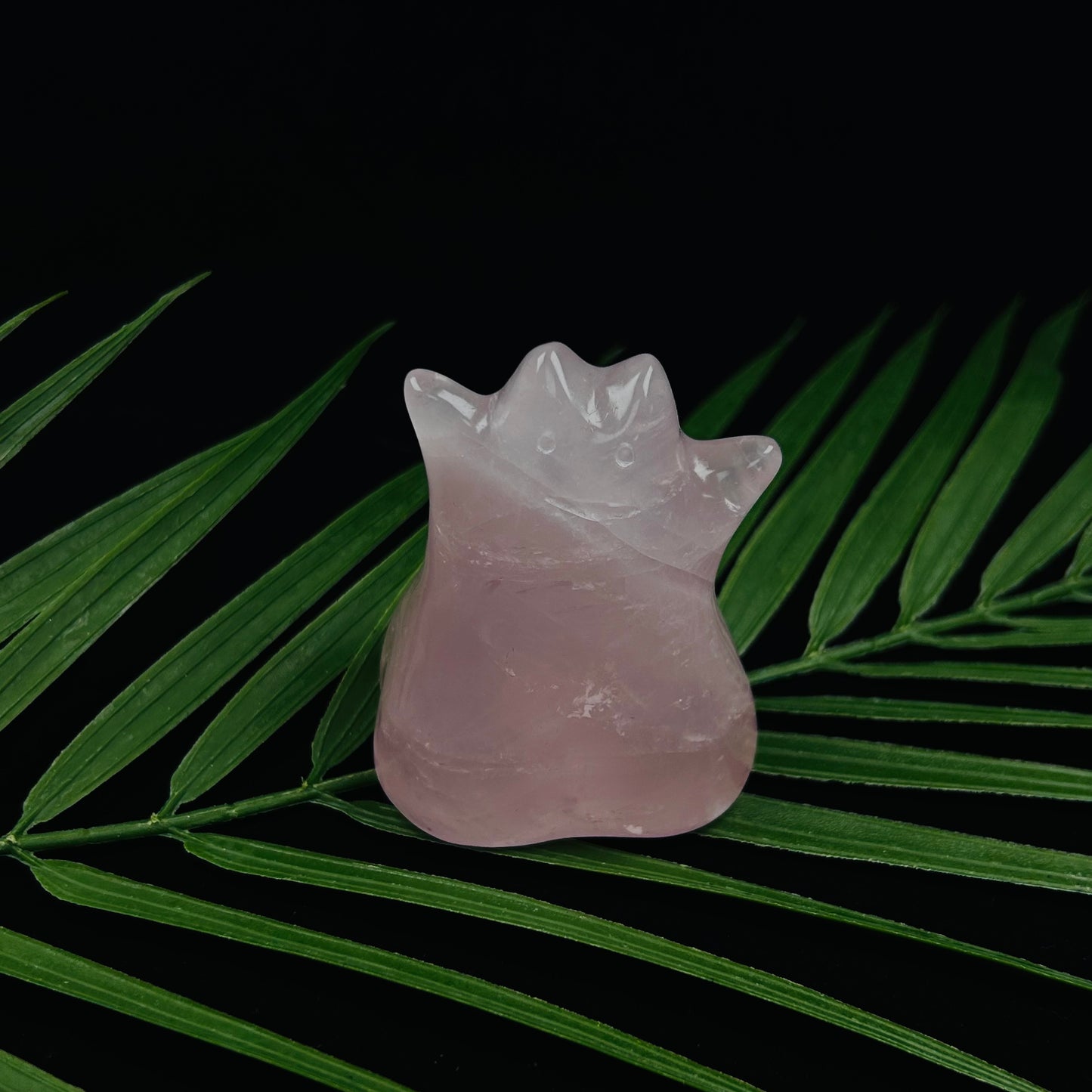 Hand Carved  Rose Quartz Dittos