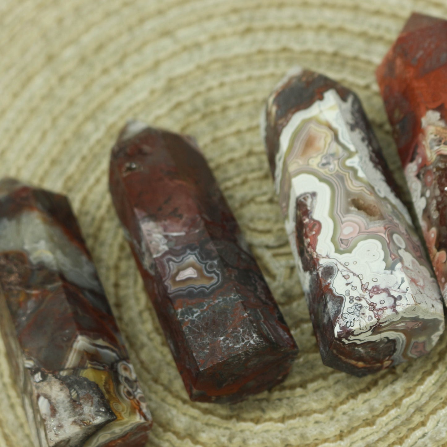 【Crystal Points】 Mexican agate Points