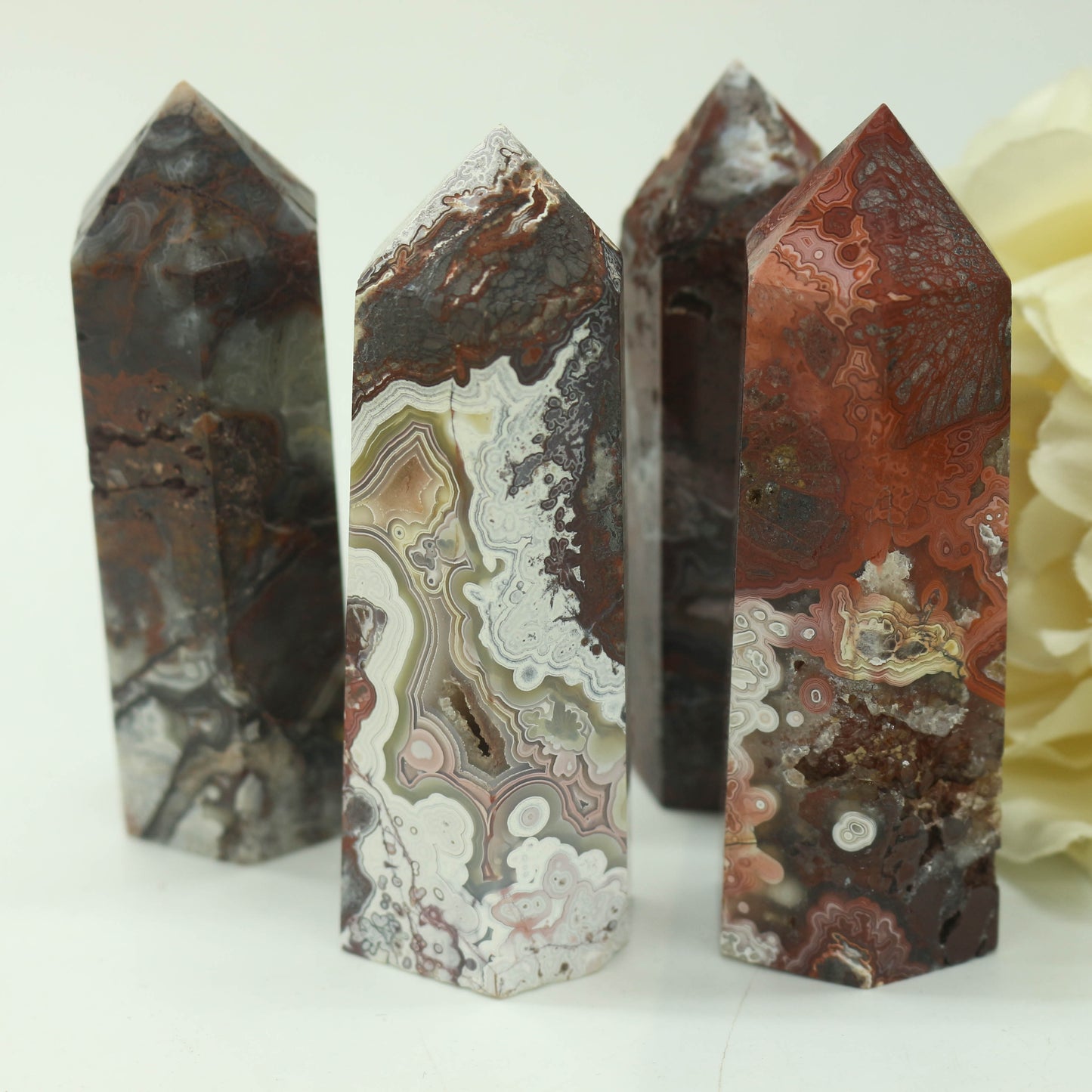 【Crystal Points】 Mexican agate Points