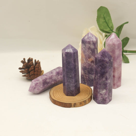 【Crystal Points】 Lepidolite Points