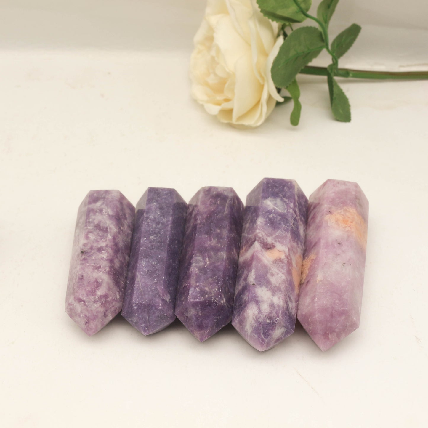 【Crystal Points】 Lepidolite Points