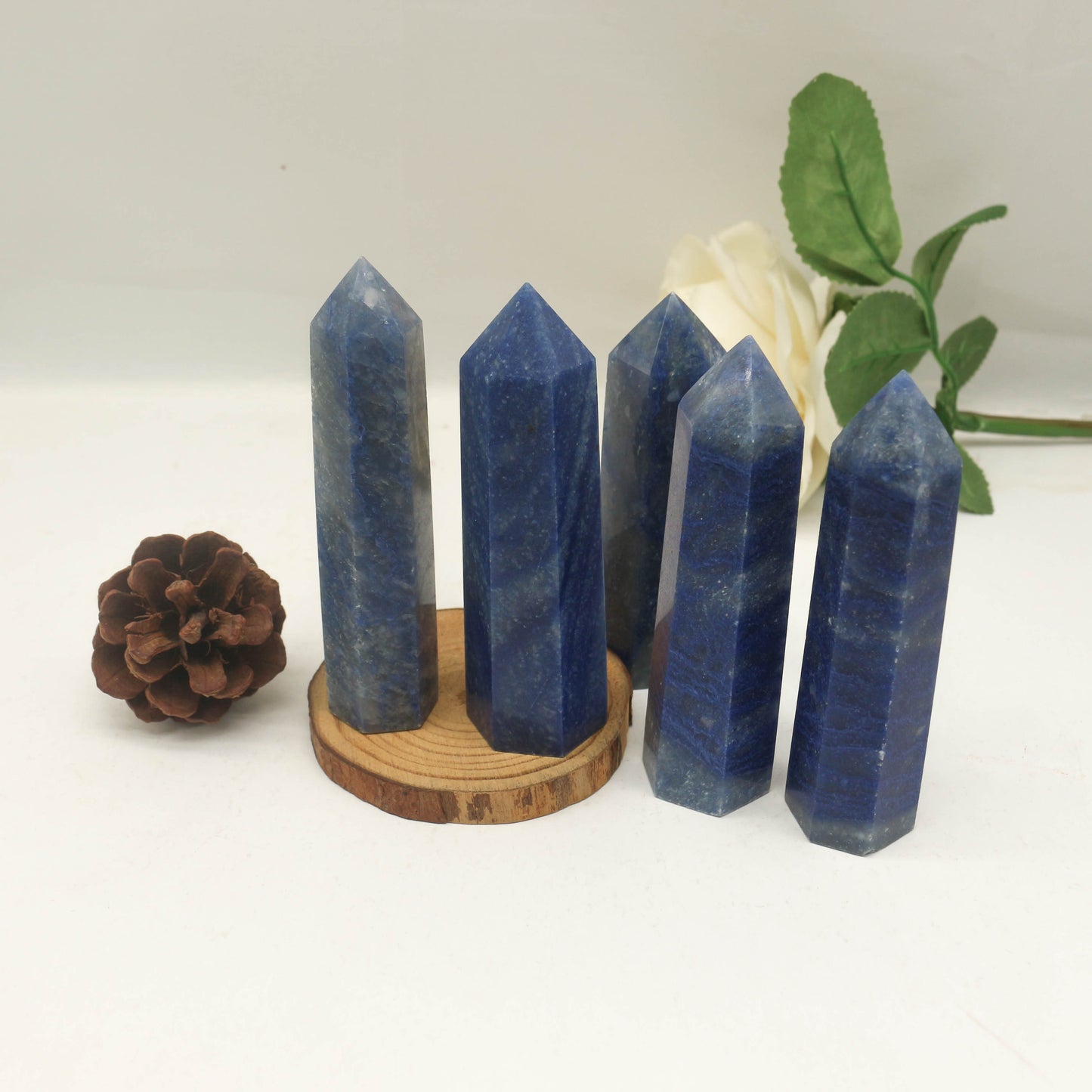 【Crystal Points】 Blue Aventurine Points