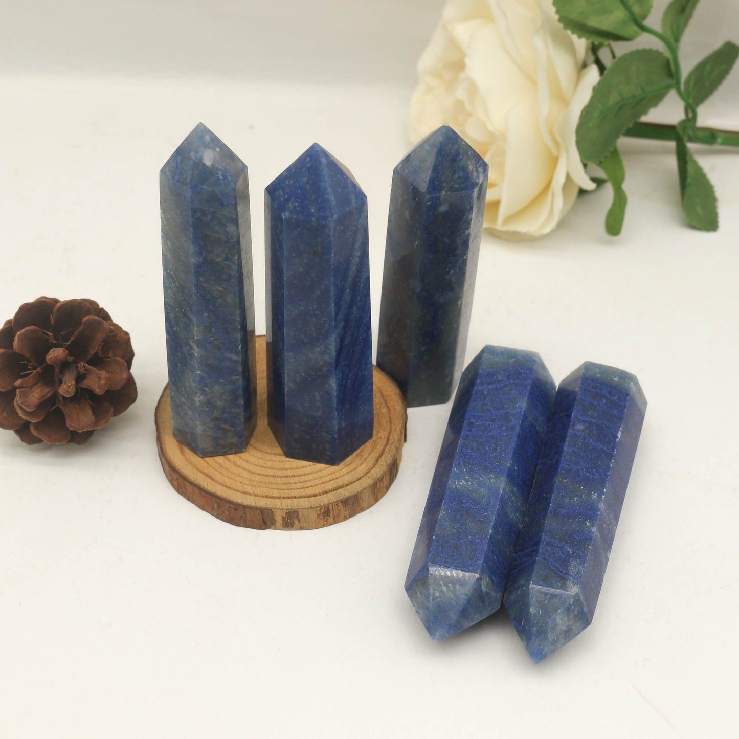 【Crystal Points】 Blue Aventurine Points