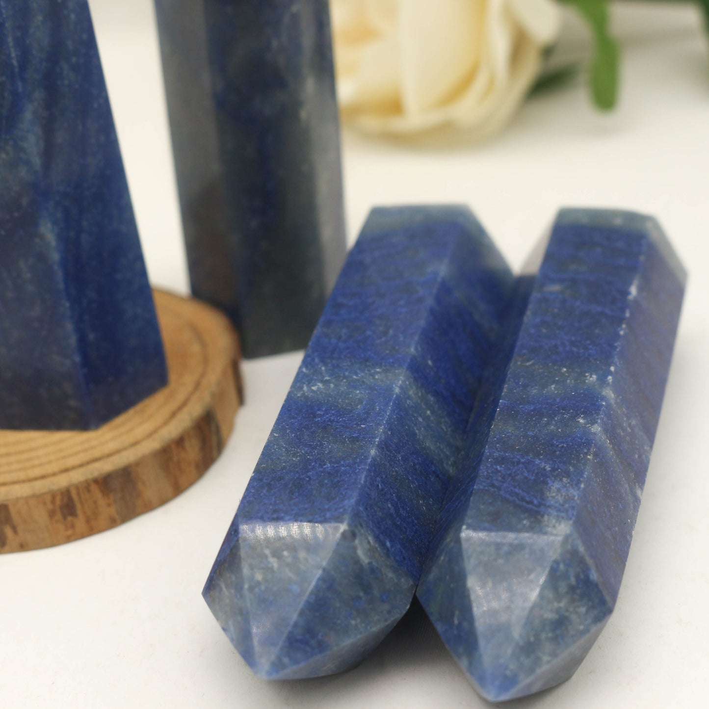 【Crystal Points】 Blue Aventurine Points