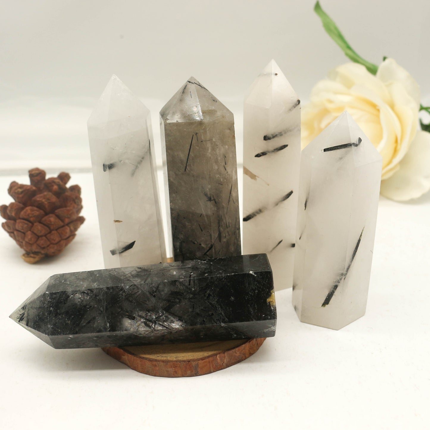 Black Tourmaline Quartz