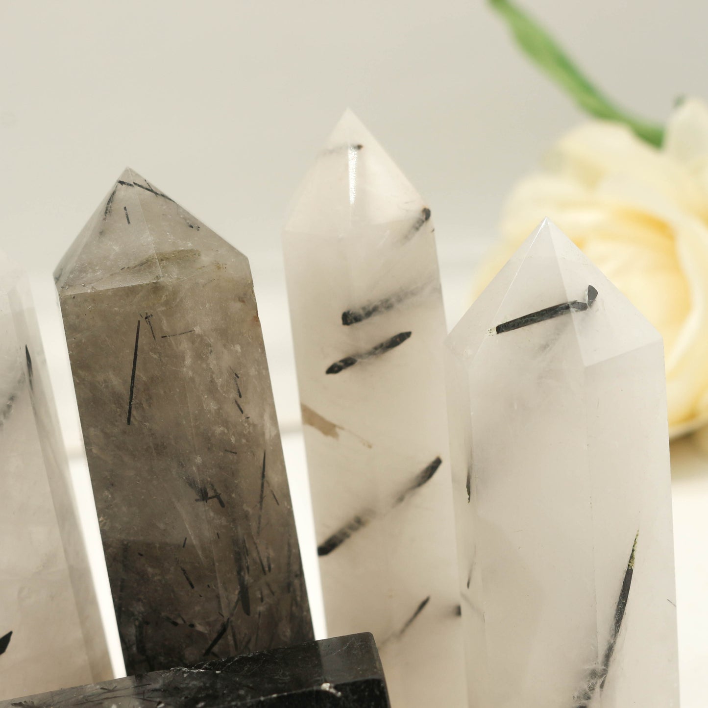 Black Tourmaline Quartz