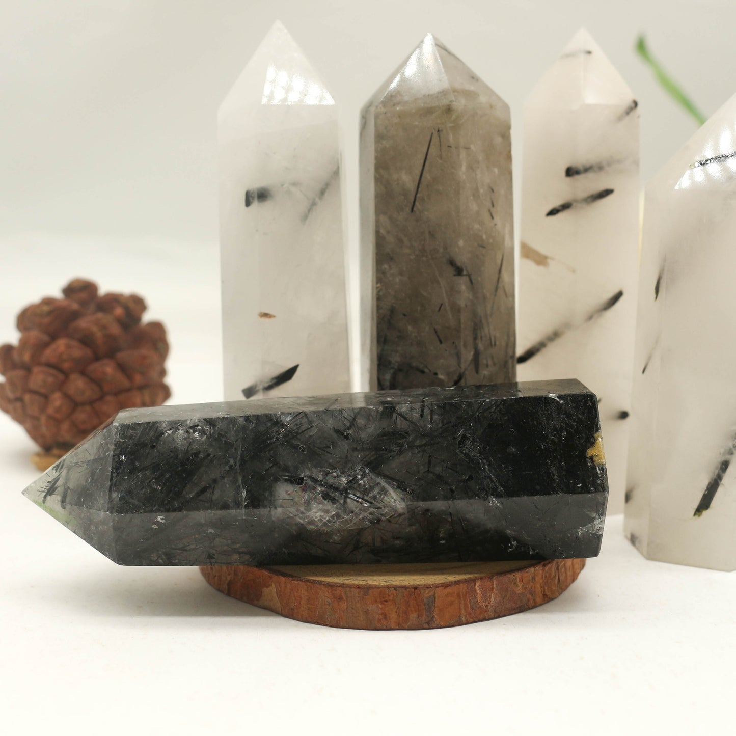 Black Tourmaline Quartz