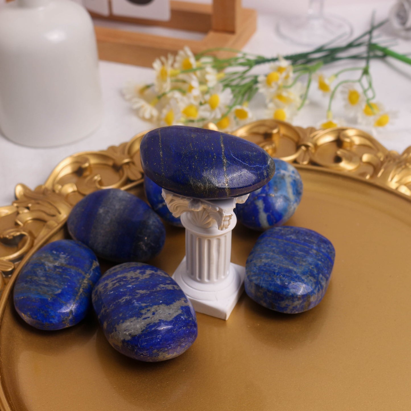 Lapis Lazuli Palm Stone