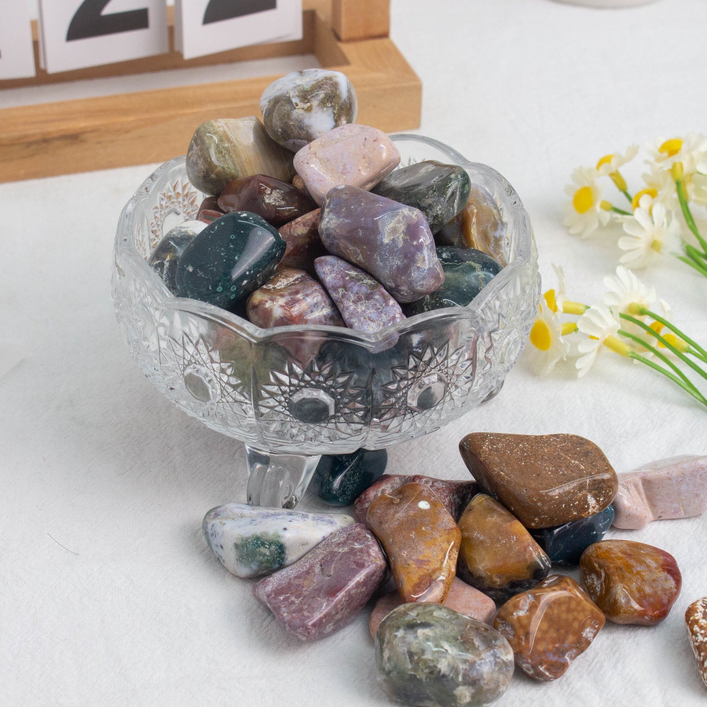 【TUMBLE STONES】Natural Ocean Jasper Tumble Stone