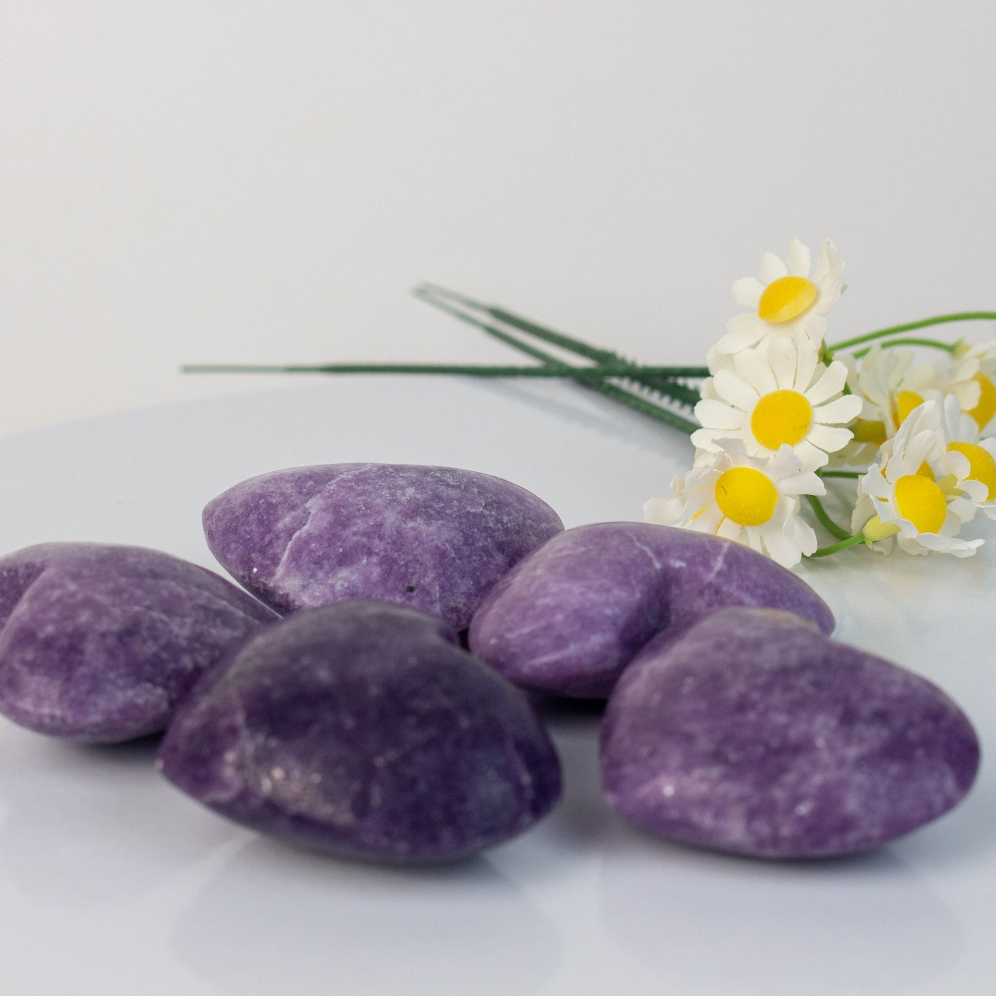 Lepidolite Hearts