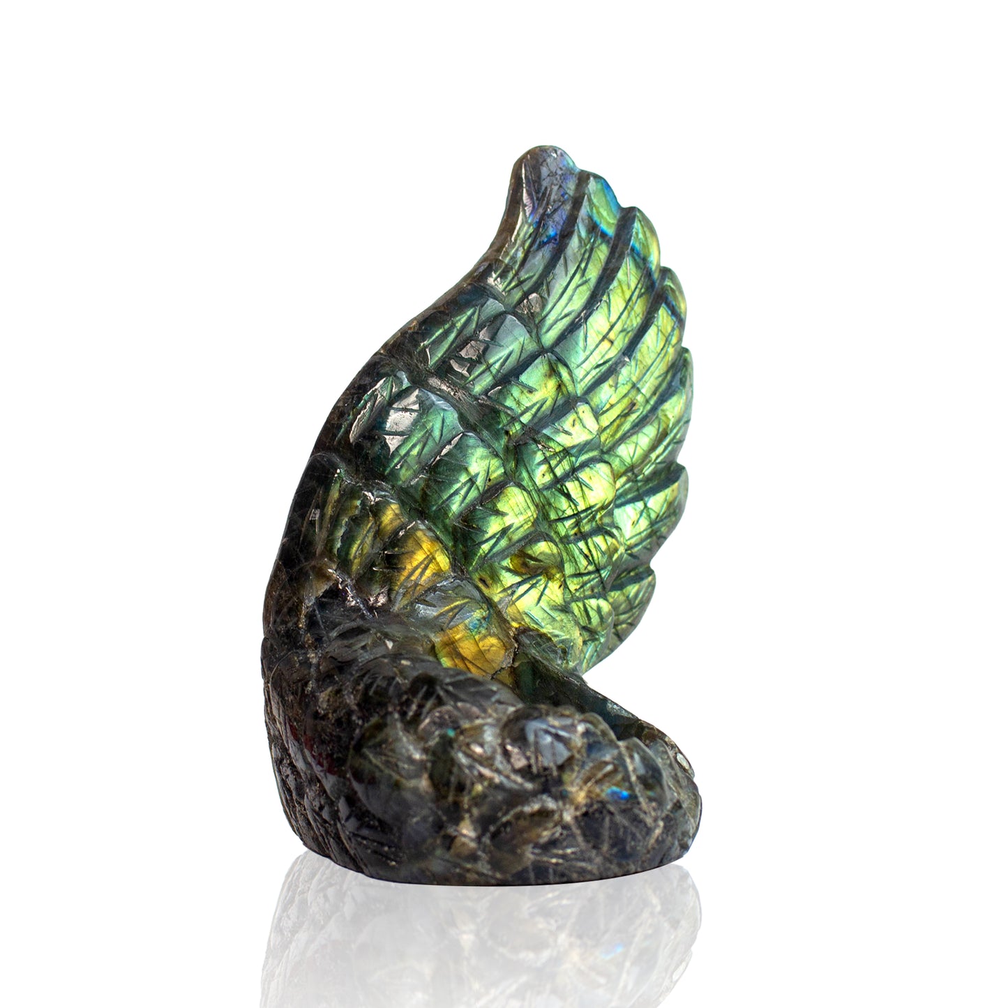 【Candle Holder】Labradorite Candle Holder With Full Side Flash