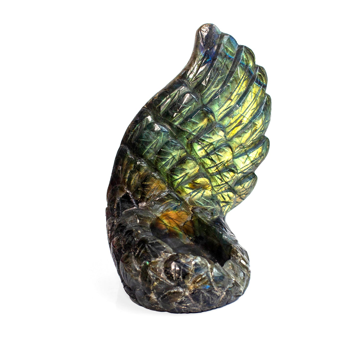 【Candle Holder】Labradorite Candle Holder With Full Side Flash