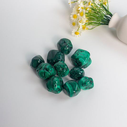 High Quality of Malachite Tumble Stones