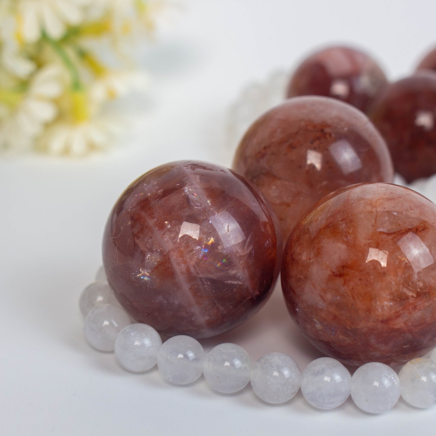 Fire Quartz Beads