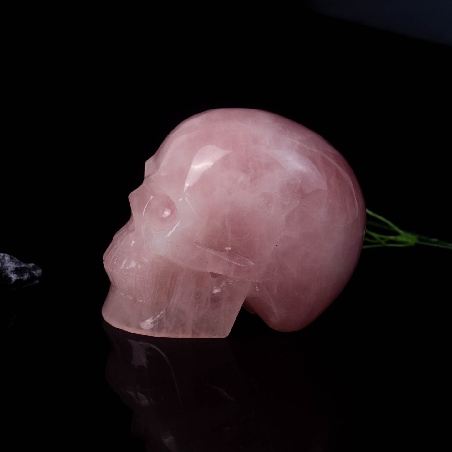 Rose Quartz Skull