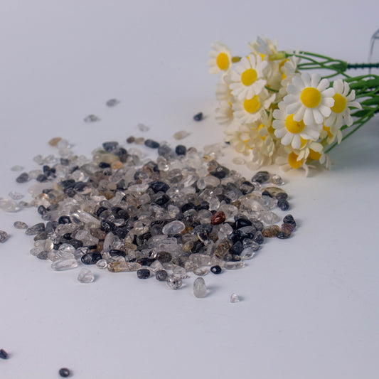 Black Rutile Quartz Chips